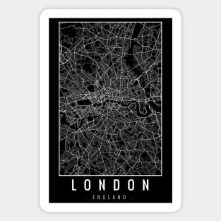 London England Minimalist Map Magnet